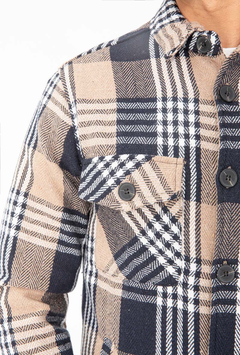 Karierte Strickjacke | Manchester