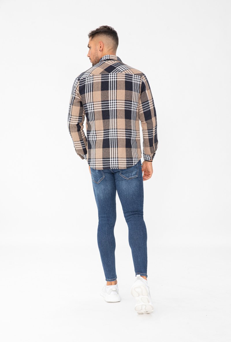 Karierte Strickjacke | Manchester