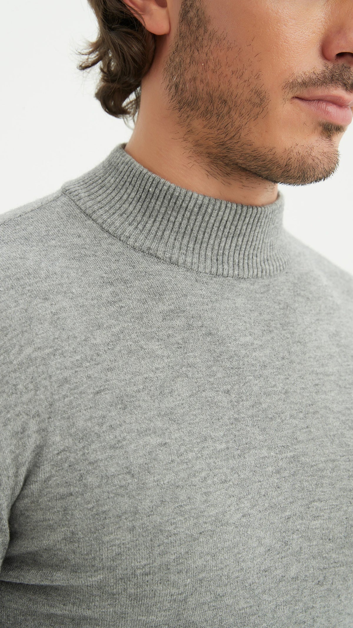 Rollkragenpullover | Camille | Grau