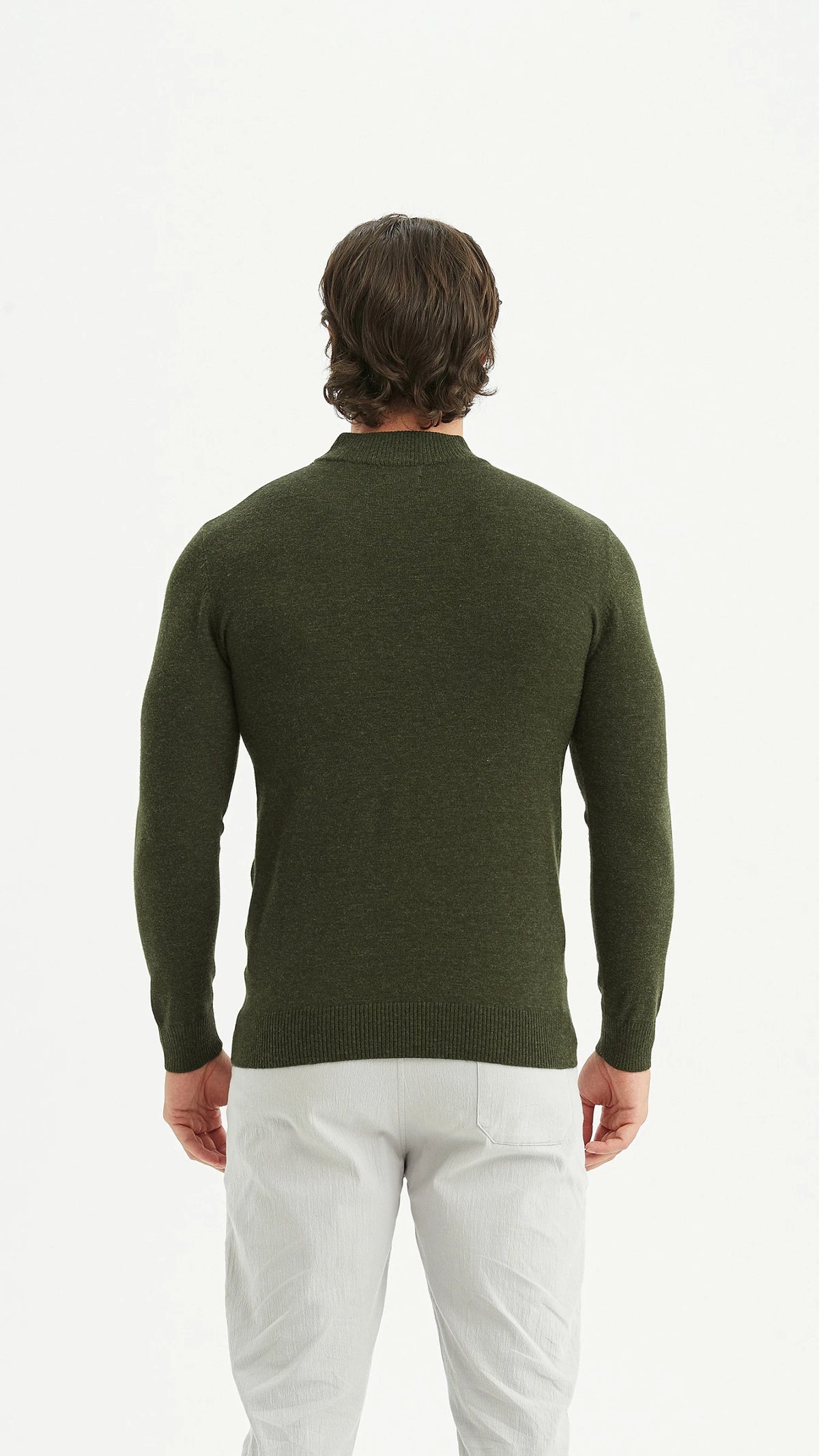 Niedriger Rollkragenpullover | Chamonix | Schwarz