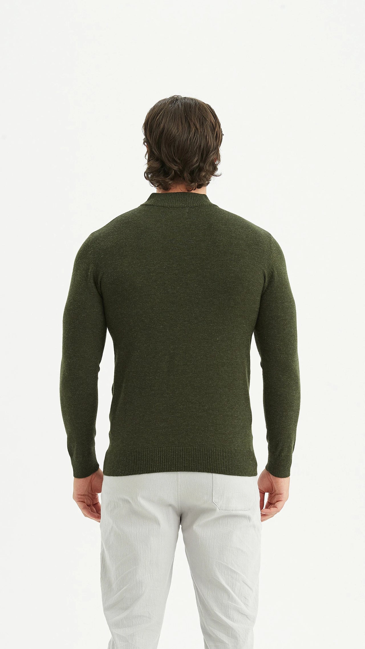 Niedriger Rollkragenpullover | Chamonix | Schwarz