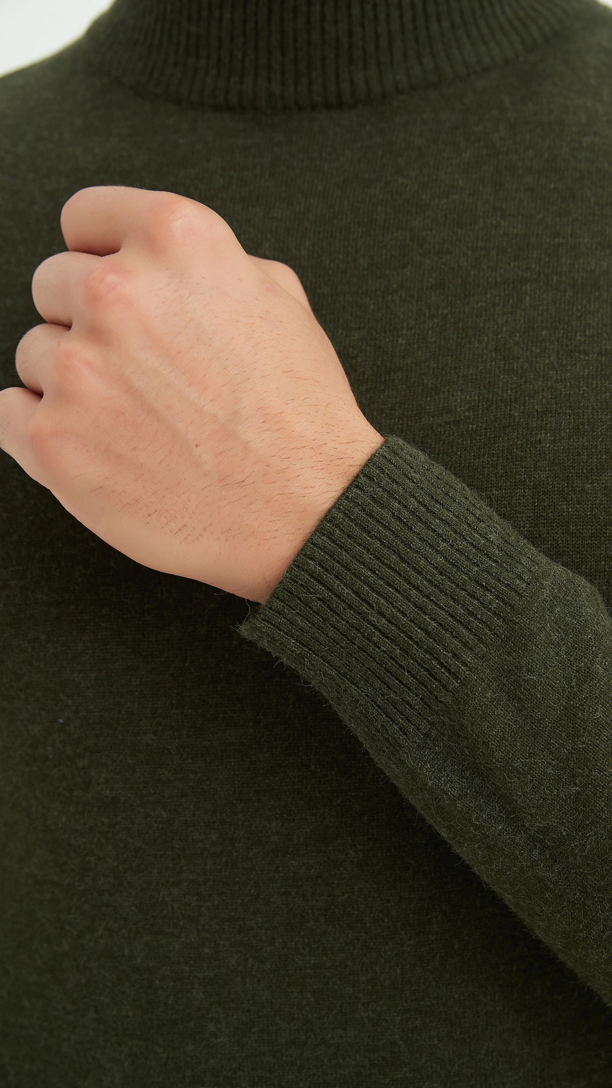 Niedriger Rollkragenpullover | Chamonix | Schwarz