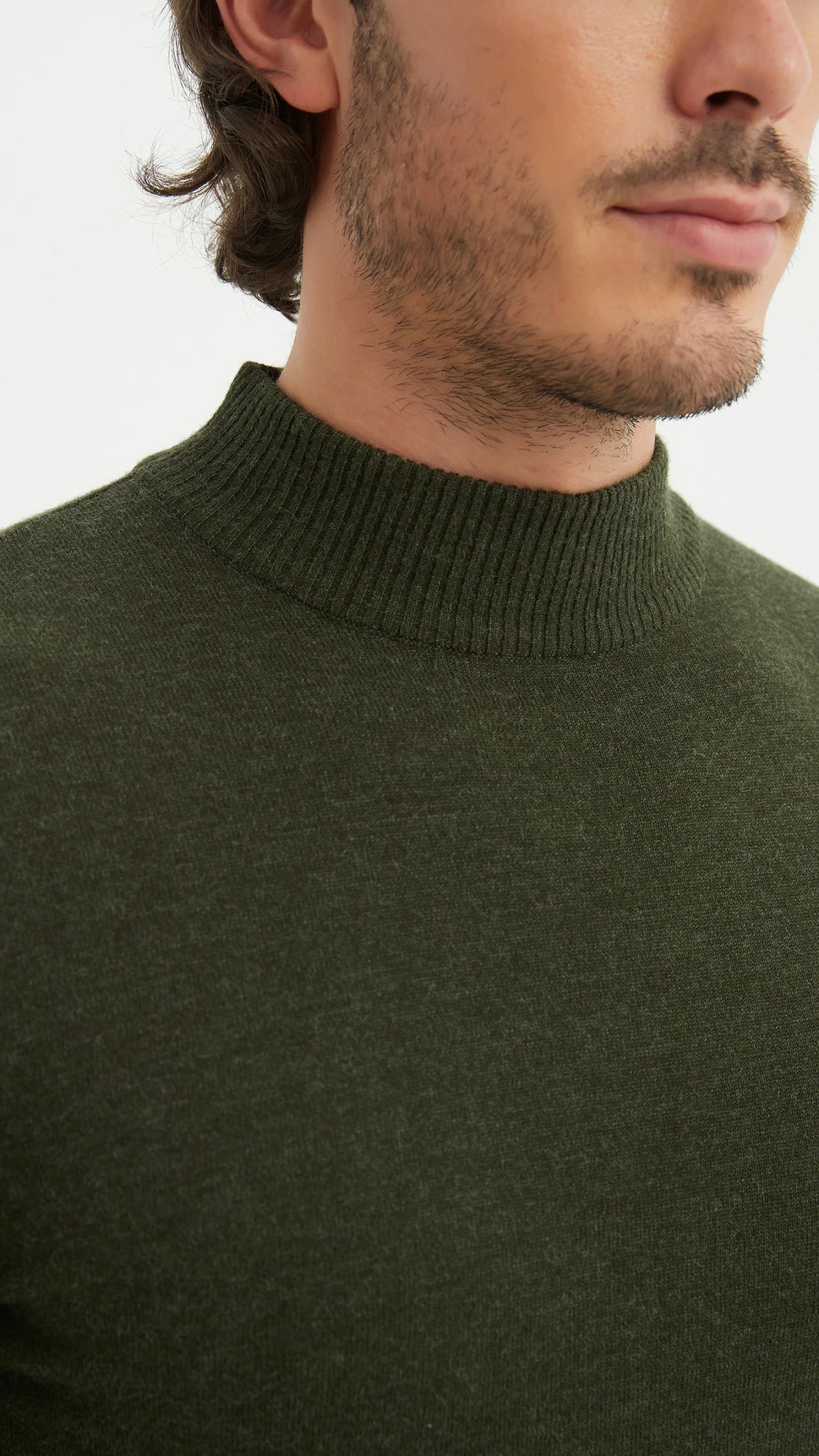 Niedriger Rollkragenpullover | Chamonix | Schwarz