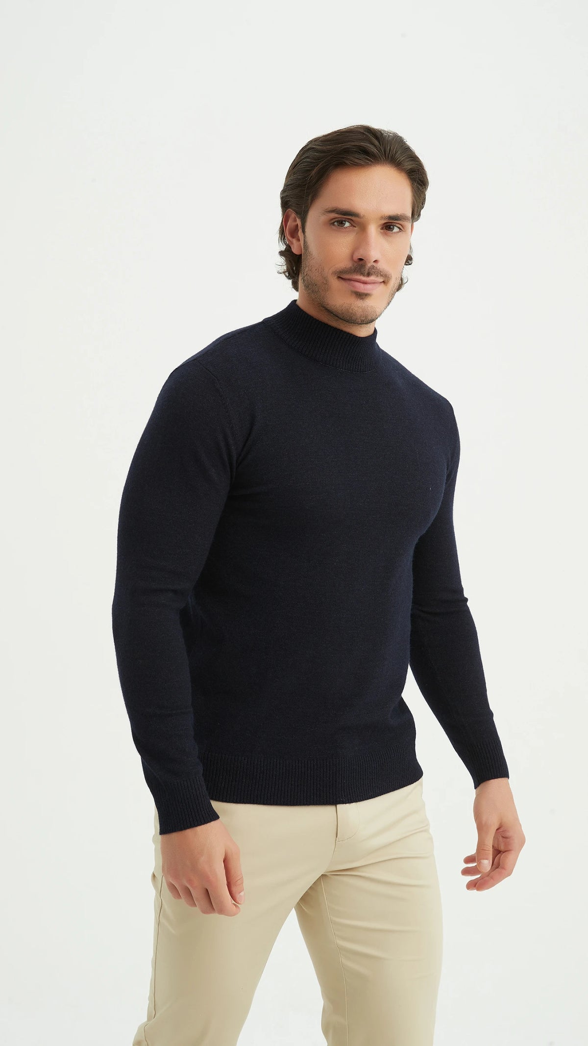 Pullover mit halbem Reißverschluss | Cosenza | Grau