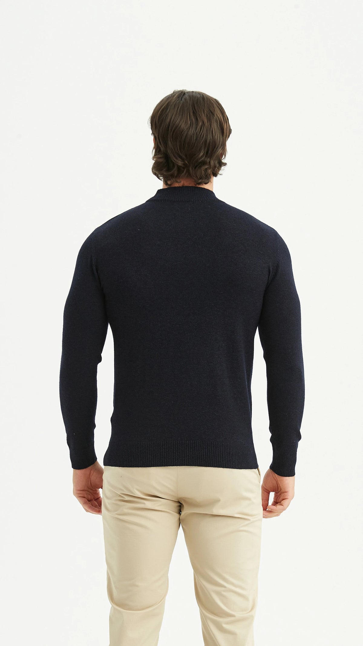 Pullover mit halbem Reißverschluss | Cosenza | Grau