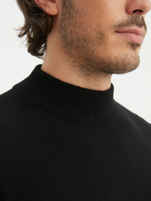 Pullover mit halbem Reißverschluss | Cosenza | Grau