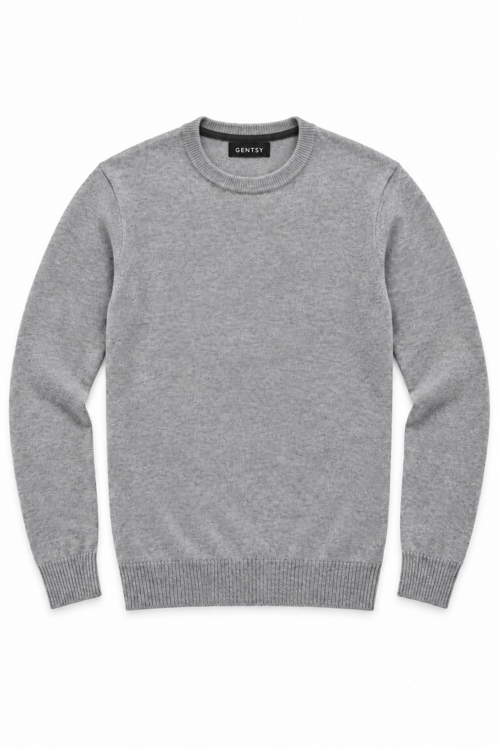 Slimfit crewneck | Valerio | Grijs